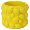 HOMLA LEMONI Blumentopf Übertopf Zitrone Gelb Unregelmäßige Form 16,5x14 cm Zement