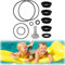 MATSOONY Ricambi filtro a sabbia per pompe filtro a sabbia Intex, accessori per piscina di alta qualità per impianti di filtraggio a sabbia Intex e Bestway, inclusi guarnizioni, O-ring e valvola di