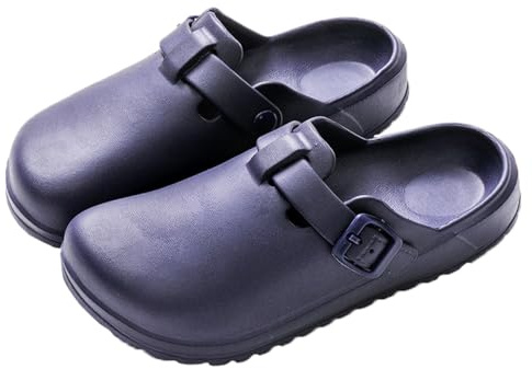 Arch Support Nurse Clogs for Women Men, Adjustable Buckle Non Slip Work Shoes Chef Garden Sandals, Slip-On Slide Slippers