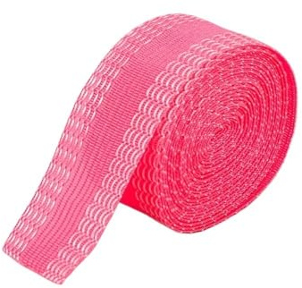 Rotolo di nastro termoadesivo per orli, 2/3/5M Iron-on Pantaloni Bordo Shorte Pantaloni adesivi Bocca Pasta Nastro in tessuto for pantaloni da tuta Jeans Abbigliamento Abbigliamento Gonne(Rose,3Meters