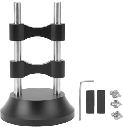 High-Fidelity Cable Stand - Shock Absorbing Aluminum Alloy HiFi Wire nizer Rack for Speaker Amplifier CD/DVD Player - Enhanced Lifting and Stability