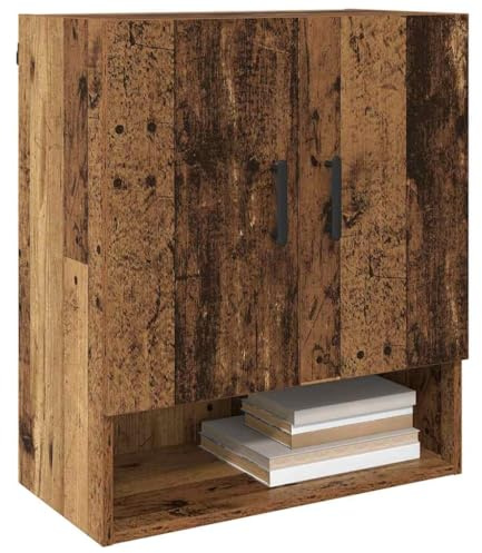 vidaXL Wandschrank 60 x 31 x 70 cm Holzwerkstoff Altholz