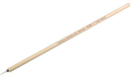 Tamiya Fine Pointed Wooden Brush For Model Kit Detail Painting