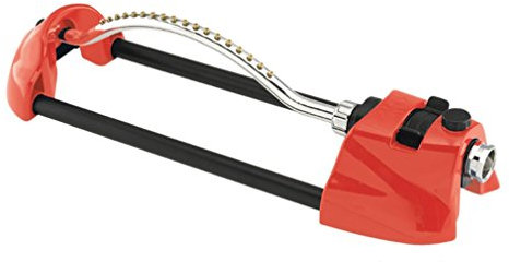 DRAMM Colorstorm Arroseur oscillant en métal Premium avec Embout Laiton Jets Red