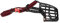 Karlie Maulkörbe mit Klickverschluss L: 23 cm B: 27 - 45 cm schwarz