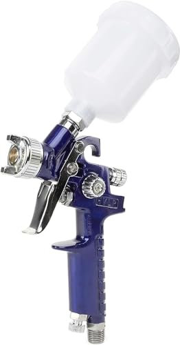 NEIKO 31207A HVLP Mini Gravity Feed Air Spray Paint Gun | 1.0 mm Nozzle Size | 125 cc