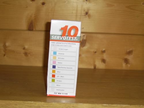 Servotest K4 6099 Diagnoseteststreifen, 10 (100-er Pack)
