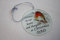 David Fischhoff Robin Christmas Tree Hanging Glass Memorial Ornament - Choice of Relative (Dad), 5055361742439