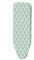 Vinsani Modern Extra Large Universal Fit Ironing Board Cover Multi Fit New Foam Back padding 100% Cotton Easy Fit, 140 x 52 cm, Made in EU – Air Balloons (Iron Board not included)