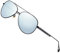 ATTCL Herren Vintage Fliegerbrille Polarisierte Sonnenbrille Pilotenbrille UV400 Schutz QL2033 silver