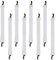 Beedsooth 8 Stück Bettlakenspanner verstellbar(30-120cm), Elastische betttuchspanner, Spanner für Bettlaken, Lakenspanner mit Metallklammern für Bettlaken, Bügelbrett, Matratze oder Sofa, Weiß