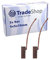 Trade-Shop Lot de 2 charbons moteur 5 x 5 x 10 mm pour de nombreux moteurs de voitures, camions, climatisation, ventilateurs, essuie-glaces, pompe à eau