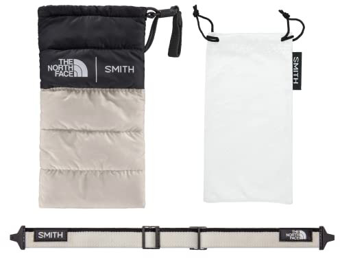 Smith Damen Begeben Sie Sich Sonnenbrille, TNF Mattschwarz/Matte Gardenia Weiß/Chromapop Polarisiert Schwarz Gold