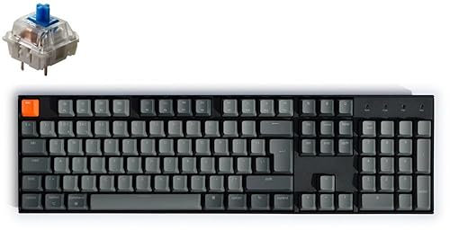 Keychron UK K10 Bluetooth Backlit Soldered Click Switches Mac/PC Keyboard