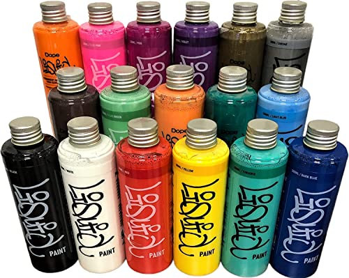 KLAMOTTEN STORE Tinte de recarga verde Paint 200 ml – Pintura a base de alcohol – brillante – Dope Liquid