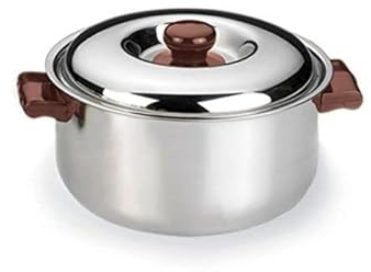 Stainless Steel Heat/Cold Resistant Insulated Food Storage Hot pot Casserole, Food Warmer, Chapati, Roti, Paratha, Puri Container (1.5 Litre)