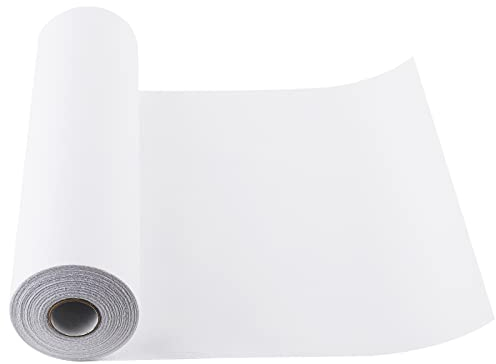 ANYUNKEY Vlies Tischläufer Reinweiß , Tischläufer Modern,Tischband Rolle, Table Runner Outdoor,Tischdeko für Geburtstage & Hochzeiten, Taufe ,Konfirmation oder Kommunion und Festtafeln,30 cm x 25 m