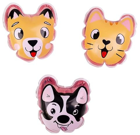 Mini Duschgel Tiere (3er Set) - Hund, Katze, Fuchs - Duschbad, Ostergeschenk, Weihnachten, Wichtelgeschenk, Mitbringsel, Kindergeburtstag