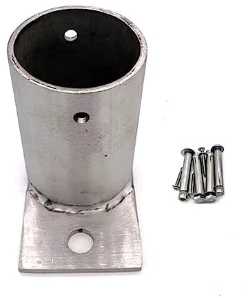 Supporto per palo, Base per Pali Staffe Per Pali Di Recinzione Per Calcestruzzo, Ancoraggi Regolabili Per Pali Per Terrazze, Portici, Ringhiere E Pergole, Kit Di Recinzione Per Gazebo ( Size : Dia 35m