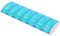 YSTP Tablettenbox 7 Tage, 4 Stück Wiederverwendbar Pillendose mit 7 Fächer Medikamentenbox 7 Tage Tabletten Organizer Pillendose Klein Tragbar und Leicht zu öffnen (Blau, 1 Stück)