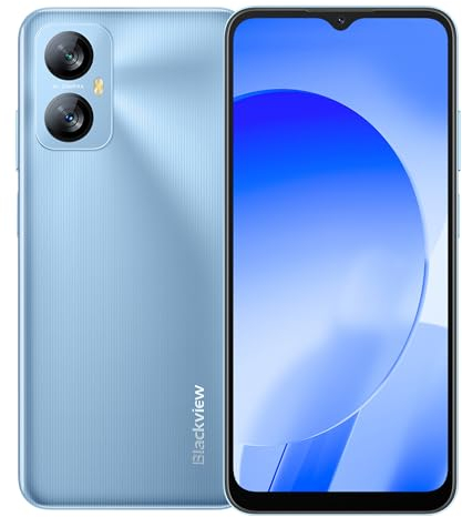 Blackview A52 Pro - Smartphone 4G - Téléphone Portable T606 Octa Core - Écran 6,5 Pouces - 6 Go + 128 Go - Batterie 5180 mAh - Caméra Arrière 13 MP - Bleu