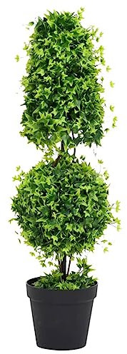 Toshilian Künstlicher Buchsbaum mit Topf Grün 100 cm