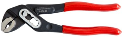 VBW Profi Mini-Wasserpumpenzange 125 mm | kleine Rohrzange, 4-fache Schnelleinstellung, Klemmschutz | Made in Germany