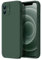 Kiresen Designed for iPhone 12 Case - Upgraded Camera Protection - Soft Microfiber Lining Inside - Liquid Silicone Shockproof Protective Phone Case 6.1 for Men Women Girls - Army Green