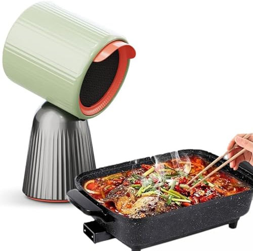 Portable Range Hood with Speed for Kitchen, Home, BBQ - Desktop Mini Extractor Fan with One-Button Start, Ideal for RV and Hot Pot