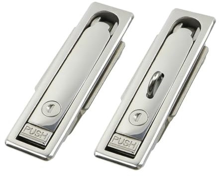 MS712 Plane Lock 316 Stainless Steel ms713 with Hanging Optical Cable Junction Box Communication Cabinet Lock 1Pcs(A1180-2 with Hook)