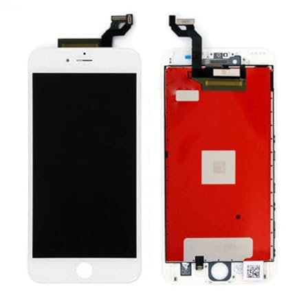 starfix Schermo LCD di ricambio + touch screen compatibile con iPhone 6s Plus (A1634, A1687, A1690, A1699) Screen Digitizer Glass Display + piastra di montaggio, bianco