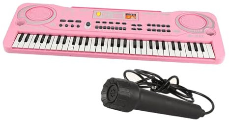 Electronic Keyboard Portable Musical Piano 61 Keys Electronic Digital Keyboard With Microphone For Beginner