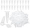 Tube à Centrifuger, 100 Pièces Tube a Centrifuger 1,5ml, Micro Centrifugeuse Tube avec Bouchon Transparent Capsule a Centrifuger Tubes à Essais de Laboratoire Capsule Plastique