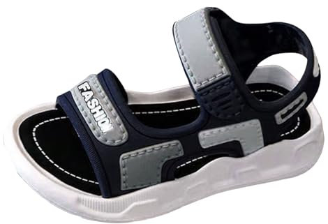 Generisch Sandalo Estate Ragazzi Sandali Trekking Escursioni Bambini Sandali All'aperto Punta chiusa Scarpe Sportive Estate, Sandlen B4 Grey, 28.5 EU