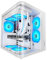 Mars Gaming MC-CURV, Caja Gaming ATX, Triple Cristal Templado Curvado Continuo Frontal y Lateral, Estructura Doble Cámara, Semitorre PC Compacta con Amplia Capacidad Interna, USB-C y USB 3.0, Blanco