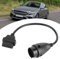 BigKing Adaptateur de Diagnostic Automobile 38 Broches 16 Broches pour Mercedes-Benz 38 Broches 16 Broches OBD2 OBD1 mâle 25 cm