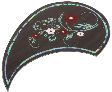 GALPADA Gitarrenschutzplatte für 39-41 Zoll Gitarren Dekorativer Kunststoff Pickguard mit Kratzfestem und Kreativem Design für Akustikgitarre Schutz Zufällige Farbe