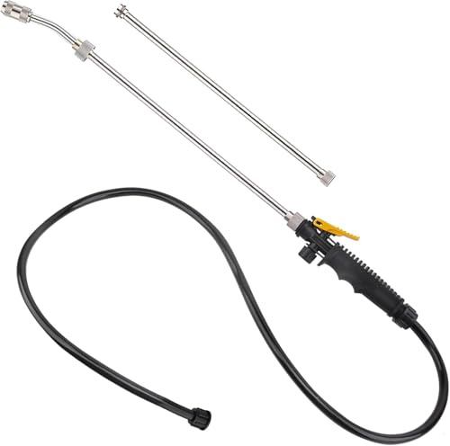 Varita pulverizadora de repuesto, pieza de rociador de 72 cm, varitas de pulverización universales ajustables con boquilla ajustable, varita de gatillo y manguera compatible con pulverizadores P2800