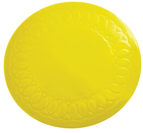Tenura Yellow Non Slip Heat Proof Extra Large Coaster Mat Square 14x14 cm for Bowls, Vases, Coffee, Tea, Beer, Mug, Wine on Tables, Counters, Cabinets