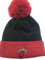 adidas Miami Heat Black/Red Cuffed Pom Knit Cap/Beanie