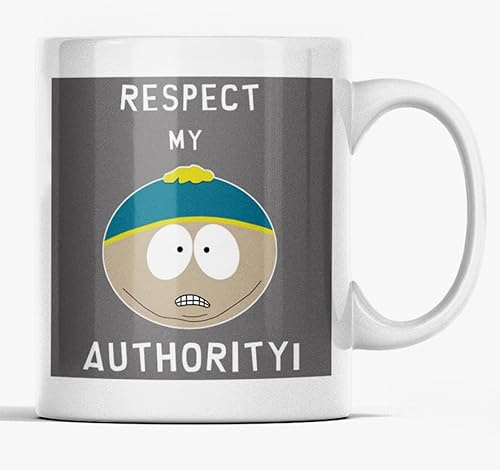 Bagamug Respect My AUTHORITYI Cartman Ceramic Mug New Unique Easy Gift for All Occasions