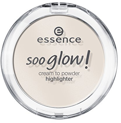 Essence soo glow! cream to powder highlighter Nr. 10 look on the bright side Inhalt: 4g Highlighter Cream to Powder mit leichtem Schimmer - für ein natürliches, strahlendes Finish. Highlighterpowder-Cream.