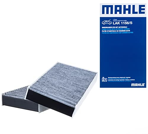 MAHLE LAK 1156/S - Filtro de aire de cabina interior - Filtro de polen activado por carbón - con protección contra olores - Coche
