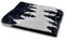 jilda-tex Wohndecke Blue Forest Decke Kuscheldecke Luxusdecke Tagesdecke Weihnachtsdecke Baumwolldecke