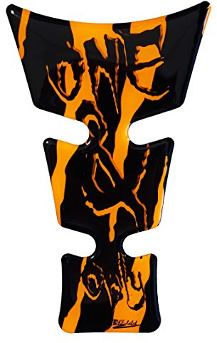 BIKE-label Tankpad Aufkleber Monster Neon Orange kompatibel für Yamaha 501795VA