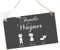 Türschild Familie Klingelschild Türschild personalisiert Familienschild Vornamen und Figuren, Haustürschild aus Holz in Grau Weiß, Geschenk zum Umzug Hochzeit Geschenk Baby Manufaktur Liebevoll