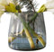 Loberon Vase Inga - Dekoration Mit Schlichter Form - Für Trockenblumen, Blumen & Zweige - Deko Wohnzimmer - Aus Mundgeblasenem Glas - ø 23 cm, klar