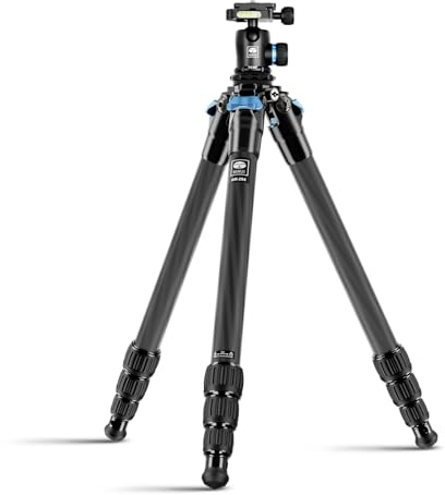 Sirui AM-284 - Treppiede professionale in fibra di carbonio con testa a sfera K20X, carico 25 kg (AM-284+K20X)
