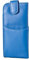 Real Leather Glasses Case in blue genuine leather spectacle pouch ladies mens