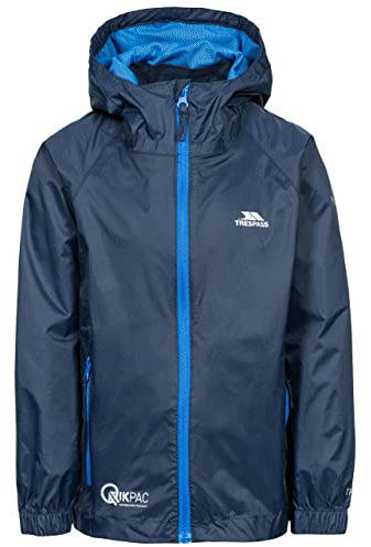 Trespass Qikpac Verstaubare Jacke (9/10 Jahre (134/140)) (Marineblau)